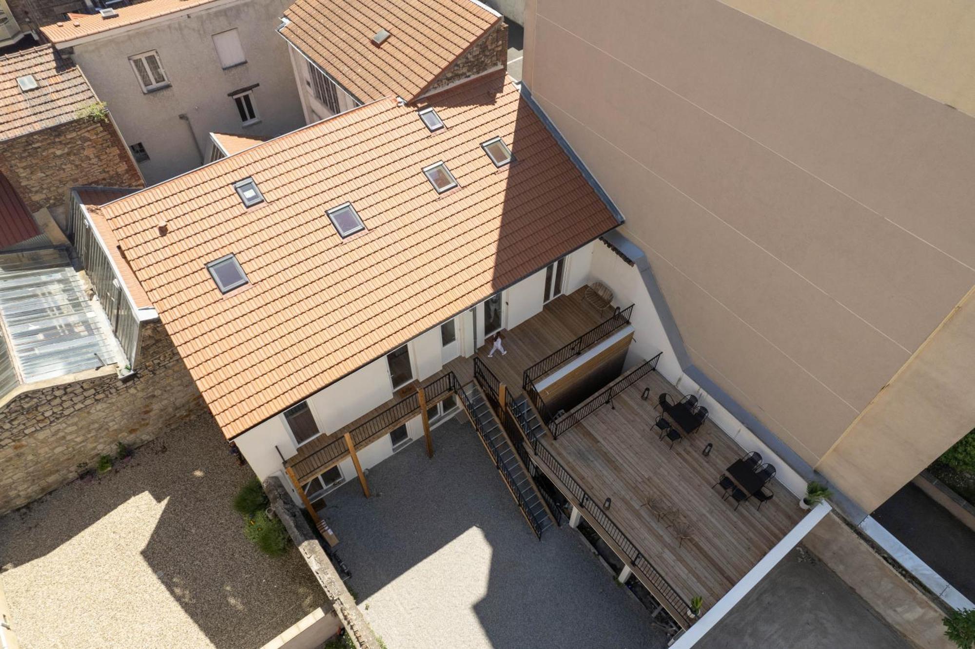 Bibemus Casa Maja - Baignoire Balneo - Parking - Terrasse Daire Saint-Etienne  Dış mekan fotoğraf