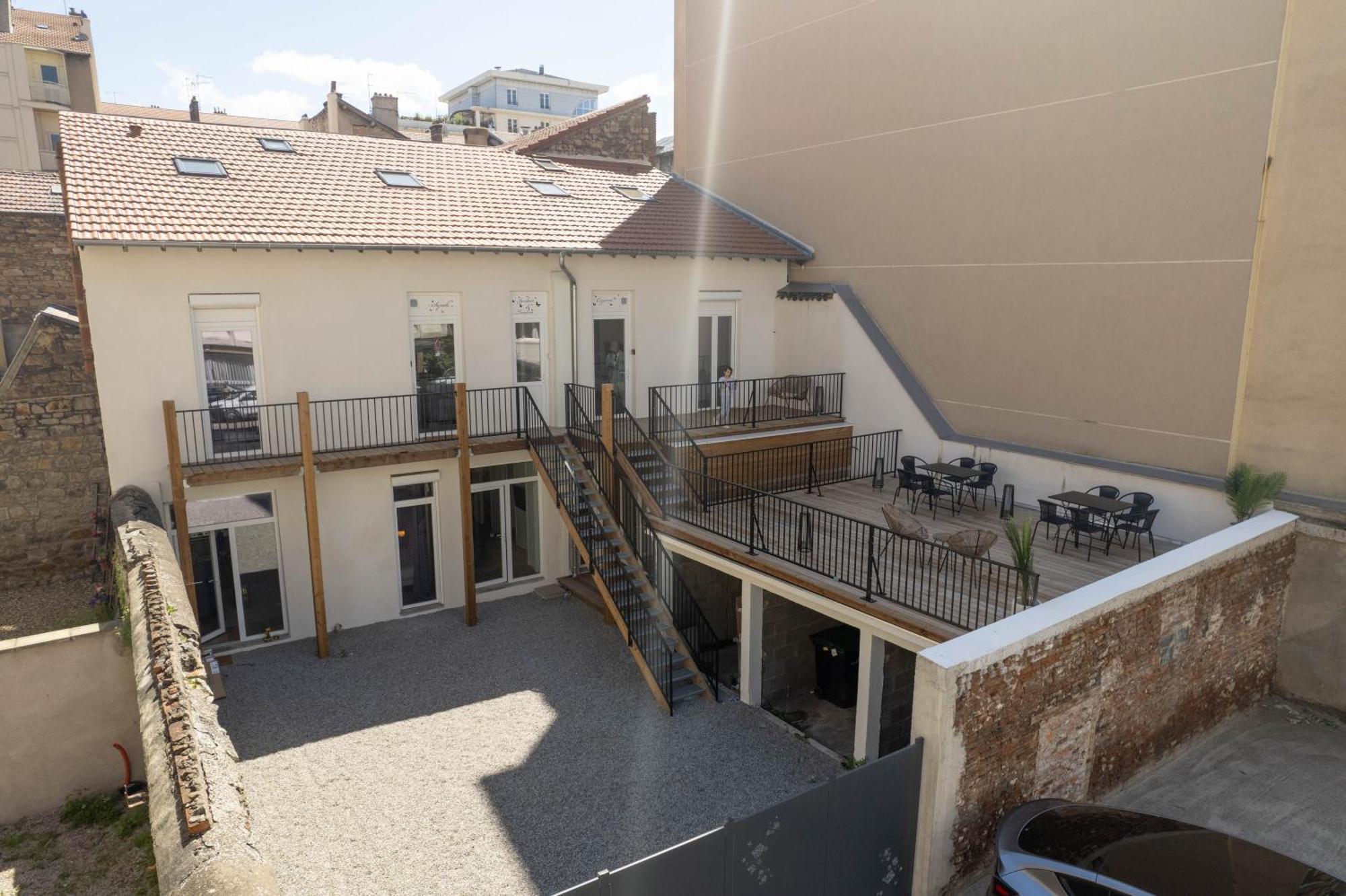 Bibemus Casa Maja - Baignoire Balneo - Parking - Terrasse Daire Saint-Etienne  Dış mekan fotoğraf